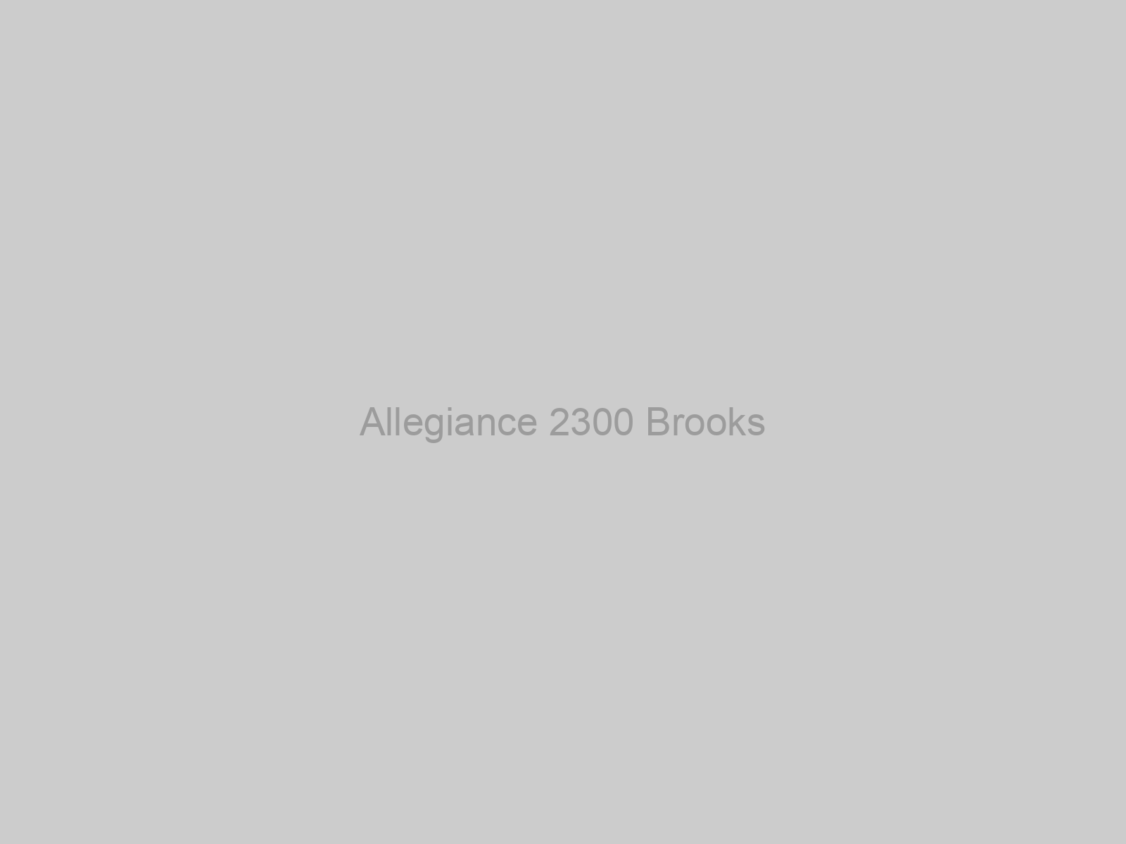 Allegiance 2300 Brooks